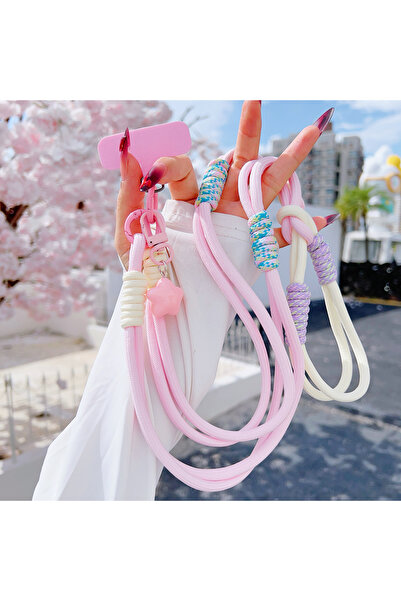 Choice Polyester / Nylon Red / Pink Personalized Trend Double Color Mobile Ph...