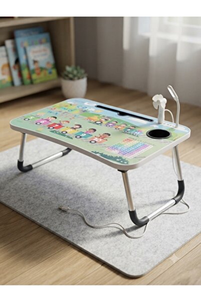 Star Kids 079-Z503A Foldable Kids Study Table Children Learning Desk with Lig...