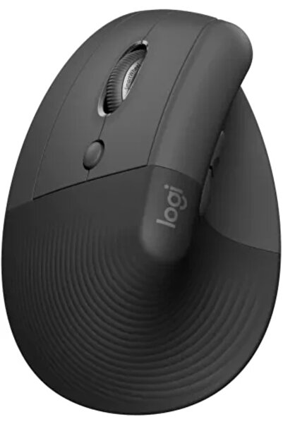 logitech Mouse Lift Vertical Stânga Ergonomic Grafit / Negru
