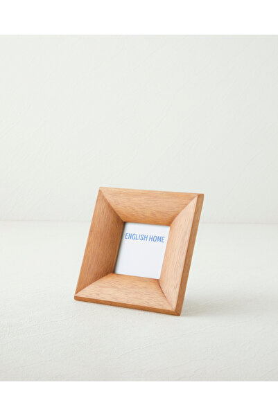 English Home Caren Ahşap Çerçeve 7,5x7,5 cm Kahverengi