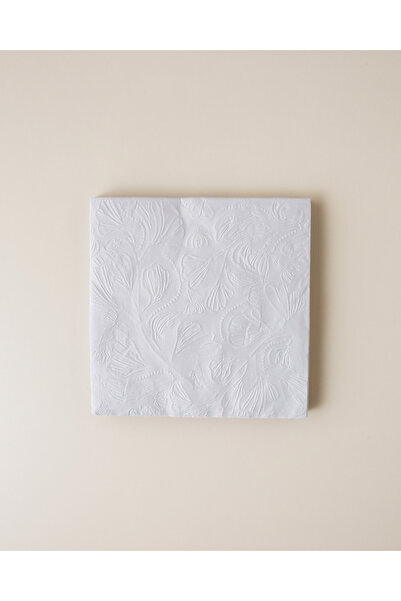 English Home Elegant Bloom 20'li Kağıt Peçete 33x33 cm Gri