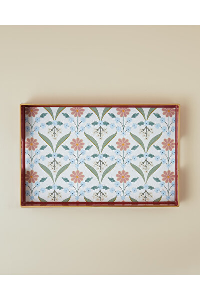 English Home Nostalgic Whispers Tepsi 40x26 cm Bordo
