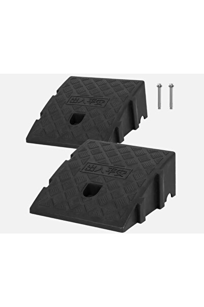 Noonedibs 2Buc Rampe Acces Trotuar, Plastic Compozit Antiderapant, pentru Sca...