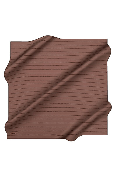 Aker Bej 90X90 İpek Twill Eşarp