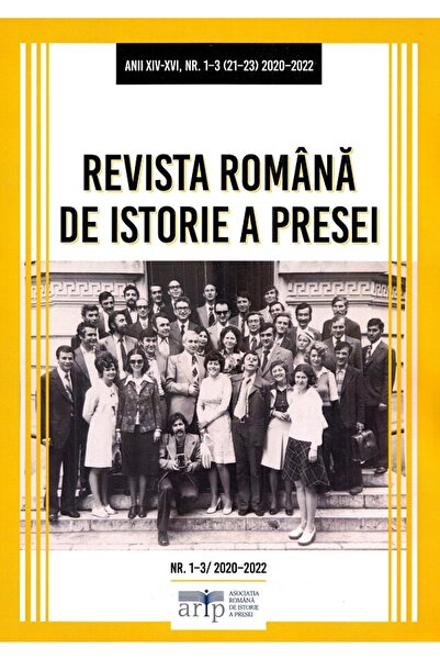 Tritonic Revista Romana de Istorie a Presei. Anii XIV-XVI, Nr.1-3 (21-23) 202...