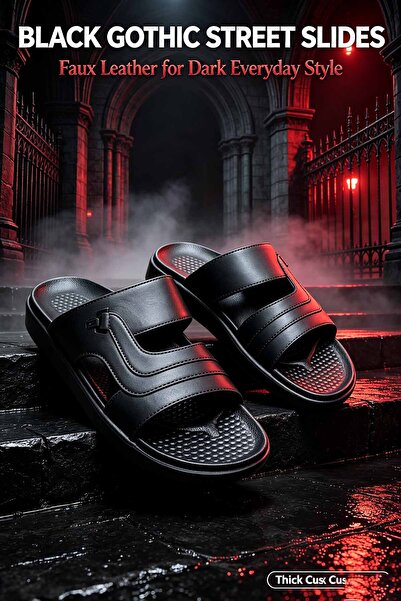 Alnoor Global Store Statement Street Slides - Geometric Straps & All-Day Support