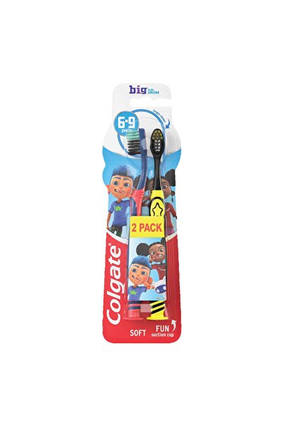 Colgate Big Smiles Kids Toothbrush Soft For 6-9 Years Assorted Colours 2 pcs