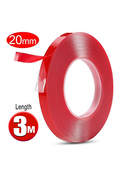 Choice 20mmx3m Double Sided Tape Nano Tape 3Meter 10/20/30mm Width Transparen...