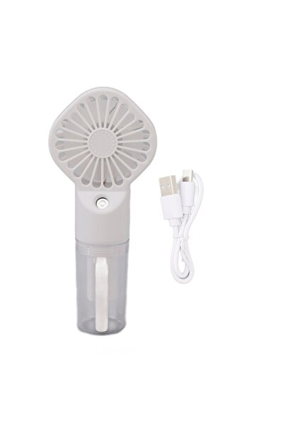 Noonedibs Ventilator Portabil cu Abur și 4 Trepte de Viteză, Reîncărcabil USB...