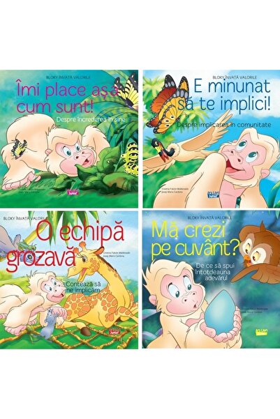 ARS LIBRI Pachet 4 carti: Bloky invata valorile
