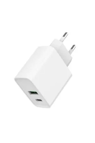 Gembird Incarcator retea TA-UC-PDQC20-01-W, 1x USB, 1x USB-C, 20W, White