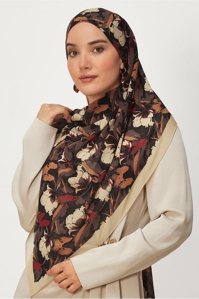 Alvina شال أسود 8666