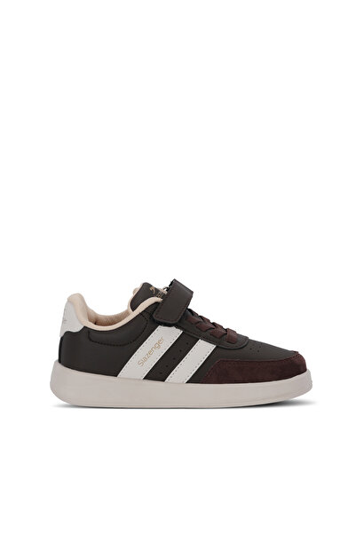 Slazenger Crash I Unisex Kids' Velcro Brown / Beige Casual Sports Shoes