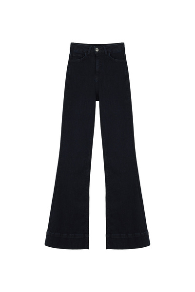 Fabrika Lacivert Kadın Denim Pantolon F6WL-PNT0313
