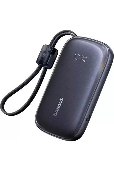 Baseus Baterie externa 20000 mAh 45 W EnerFill FC21 Ultra Digital cablu detas...