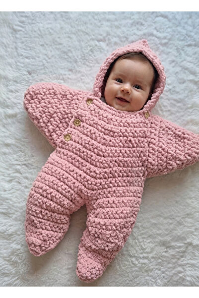 TrakyaTrend Puffy Yıldız Bebek Tulumu ve Kundak