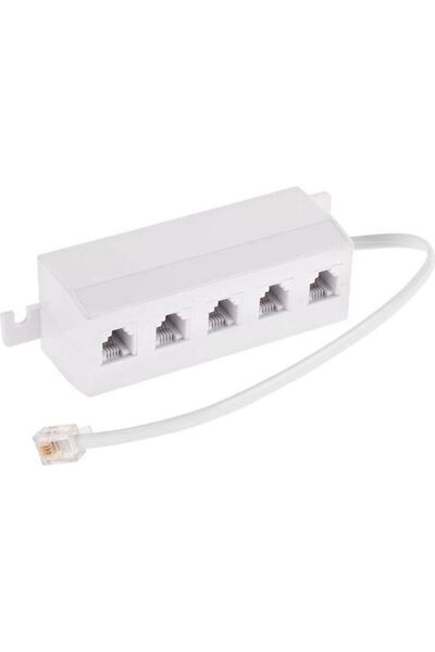 Cabletech Cablu adaptor telefonic RJ11 6P4C la 5x6P4C pe fir