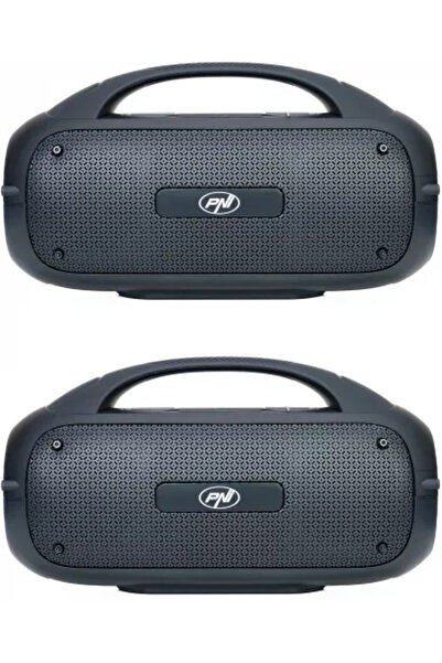 PNI Set 2 boxe portabile FunBox BT600 imperechere prin Bluetooth cu functie s...