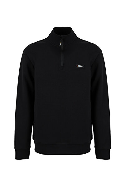 NATIONAL GEOGRAPHIC Siyah Erkek Sweatshirt N6WM-SWT4053