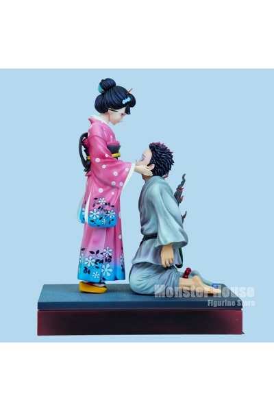 BANDAI A 10.43in/26.5cm Anime Demon Slayer Figure Akaza Koyuki Action Figures...