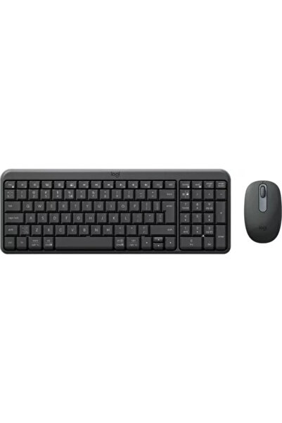logitech Kit Wireless MK250 - Tastatură Bluetooth Layout US Grafit + Mouse Op...
