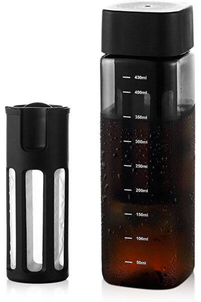 AZONEE Portable Cold Brew Cup 480ml, BPA-Free Tritan Plastic Iced Coffee Make...