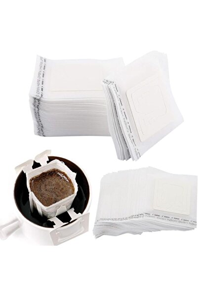 Goodern 200Pcs Portable Coffee Filter Paper Bag with Hanging Ear Design,Dispo...