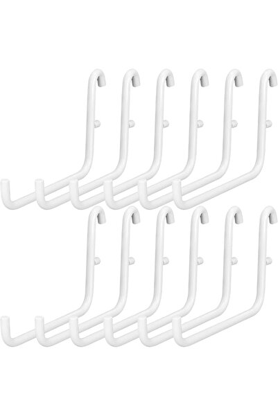X SPRING خطافات للوحة التعليق، 12 قطعة من الخطافات المعدنية المتوافقة مع IKEA...