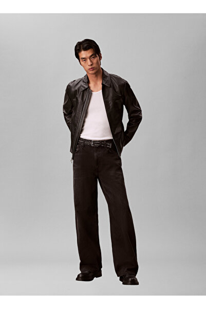Calvin Klein Jeans Siyah Erkek Denim Pantolon LV04RF778GXB0 BAGGY AVERY BLACK