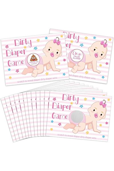 KASTWAVE 48 Piece Baby Shower Scratch-Off Cards, Fun & Cute Party Game, Ideal...