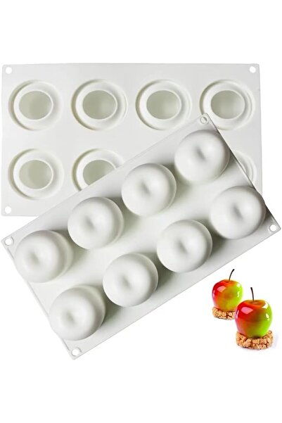 GENERAL 3D Apple Shape Silicone Baking Mold for Mousse Cake, Silicone Molds f...