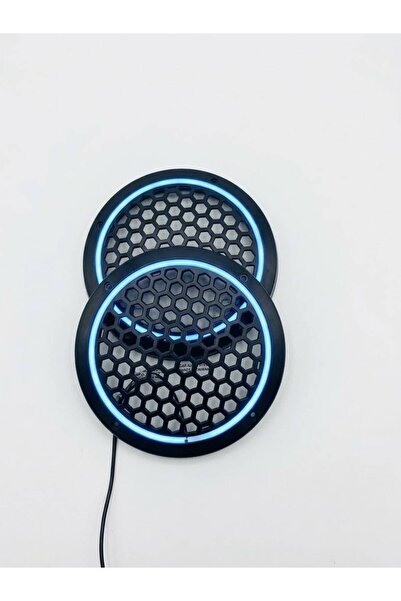 AEX 20CM BUZ MAVİSİ NEON LEDLİ HOPARLÖR KAPAĞI