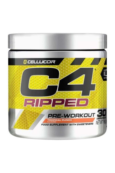 Cellucor C4 Ripped Pre-Workout Powder, Tropical Punch - 165g