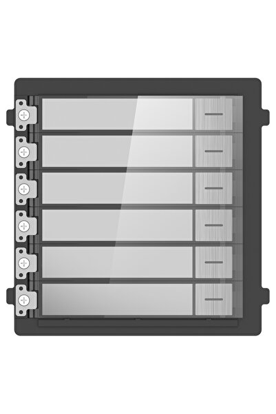Hikvision MODUL DE EXTENSIE CU 6 BUTOANE APELARE, DS-KD-KK/S