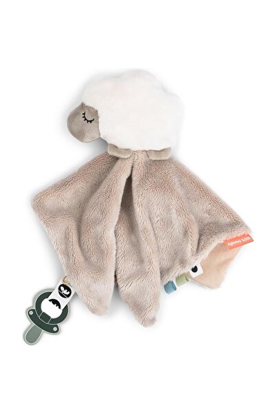 Done By Deer Sheepy Bej Cuddle Battaniyesi Yumuşacık, Emzik Tutuculu Konfor B...