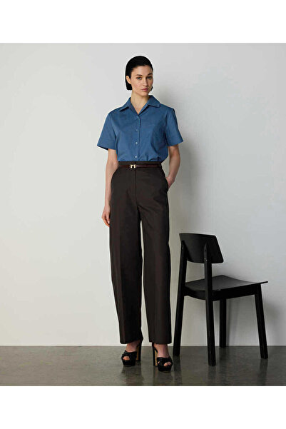 Machka ÜTÜ İZLİ WIDE LEG PANTOLON