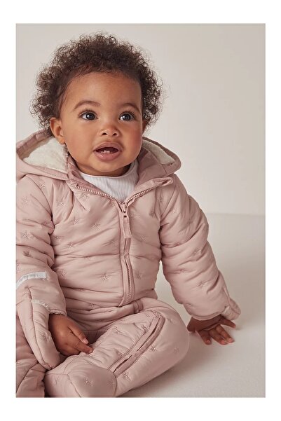 THE WHITE COMPANY Kapitone Kapüşonlu Bebek Kozmonotu
