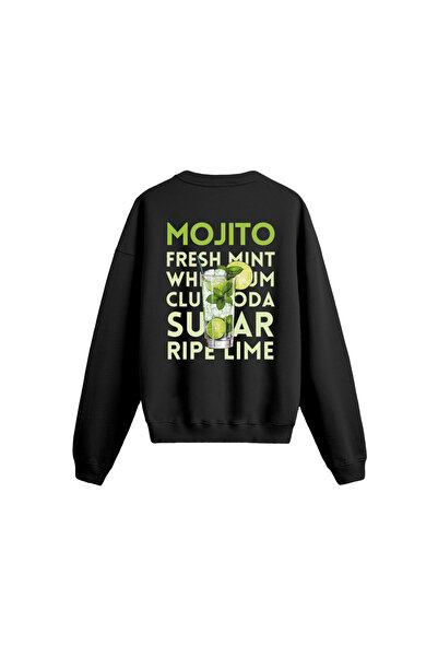 genosha Mojito Printed Oversize Sweatshirt