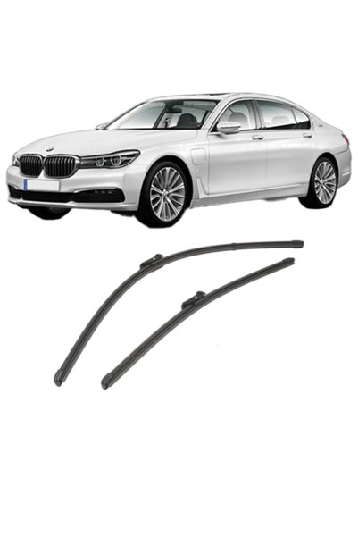 VALEO BMW 7 Series (G11, G12) 2015-2022 car wiper set, for windshield, Silenc...