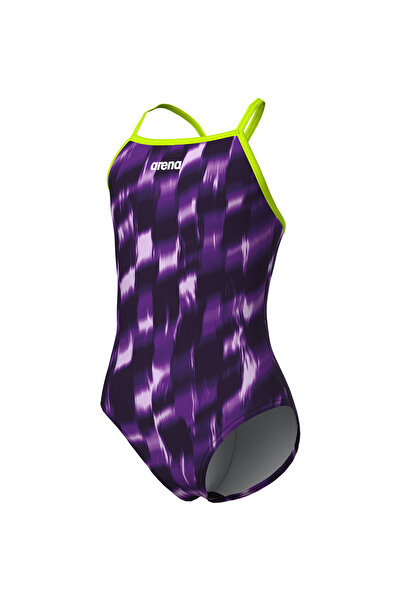 ARENA Wave Lightdrop Back Girls' Swim Training Swimsuit
