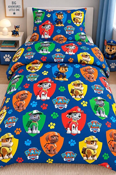 EVSEHOMES Pawpatrol Series, Single Duvet Cover Set (Without Sheets)