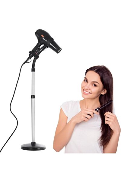 ALMEKAQUZ Adjustable Hair Dryer Stand, 360 Degree Rotating Blow Dryer Stand, ...