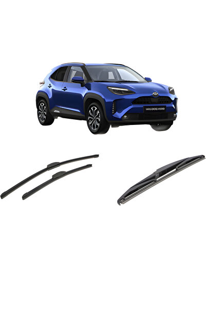Bosch Σετ 3 υαλοκαθαριστήρων TOYOTA YARIS CROSS (MXP_) 2020-2024, για παρμπρί...