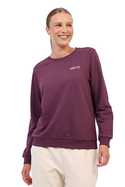 lumberjack Sweatshirt Kadın Mor WE 16DIGO