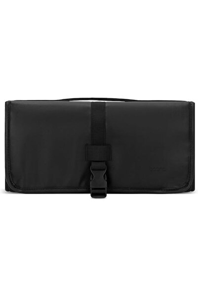 Tazweeq Hanging Travel Storage Bag for Hair Tools, Foldable PU Leather Organi...