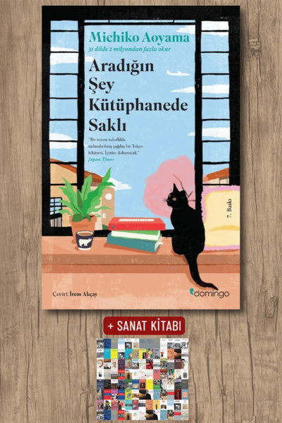 Sanat Kitabı + Aradığın Şey Kütüphanede Saklı / Michiko Aoyama