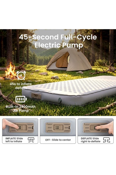 Generic Brand Automatic Inflatable Camping Mattress 200x76x10cm with Built In...