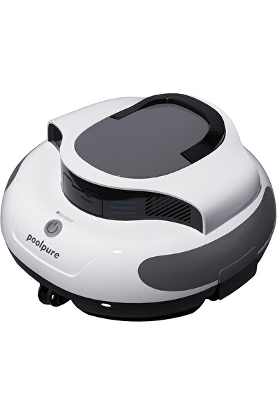 POOLPURE Безжичен робот за почистване на басейни, Двоен мотор, 5000 mAh, 100 ...