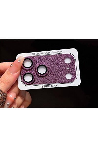 OLEA AKSESUAR iPhone 18 PRO MAX ve 17 PRO MAX Simli Komple Lens Koruma Metal ...