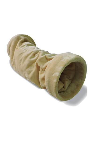 Generic Brand Cat Rustle Tunnel, 90 cm, Beige